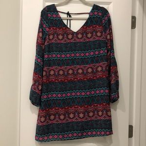 Aztec pattern dress